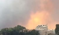 حريق حيفا: الشرطة تناشد الجمهور باخلاء منازلهم في الحال